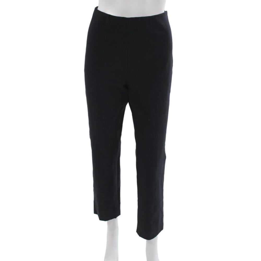 Vince Women Ankle Dress Pants Black Zip Size L